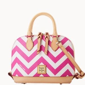 Dooney & Bourke Pink Chevron Women's Bag